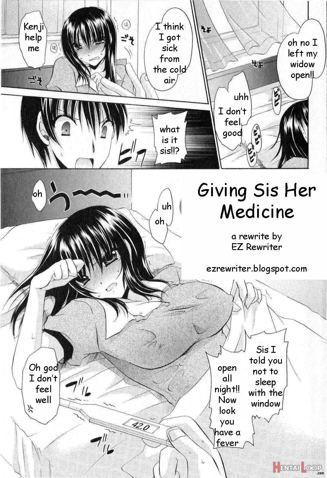 Giving Sis Her Medicine page 1