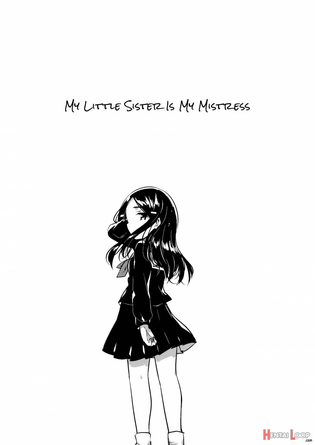 Imouto wa Mistress | My Little Sister Is My Mistress <First Chapter> page 4