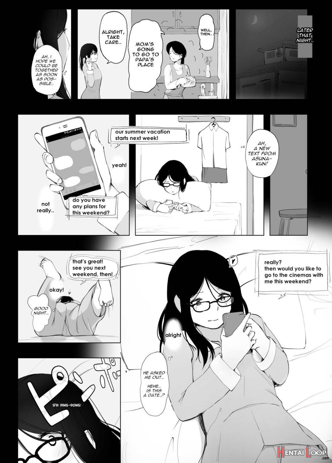 Kanojo to Senpai ga Kazoku ni Natta hi page 8