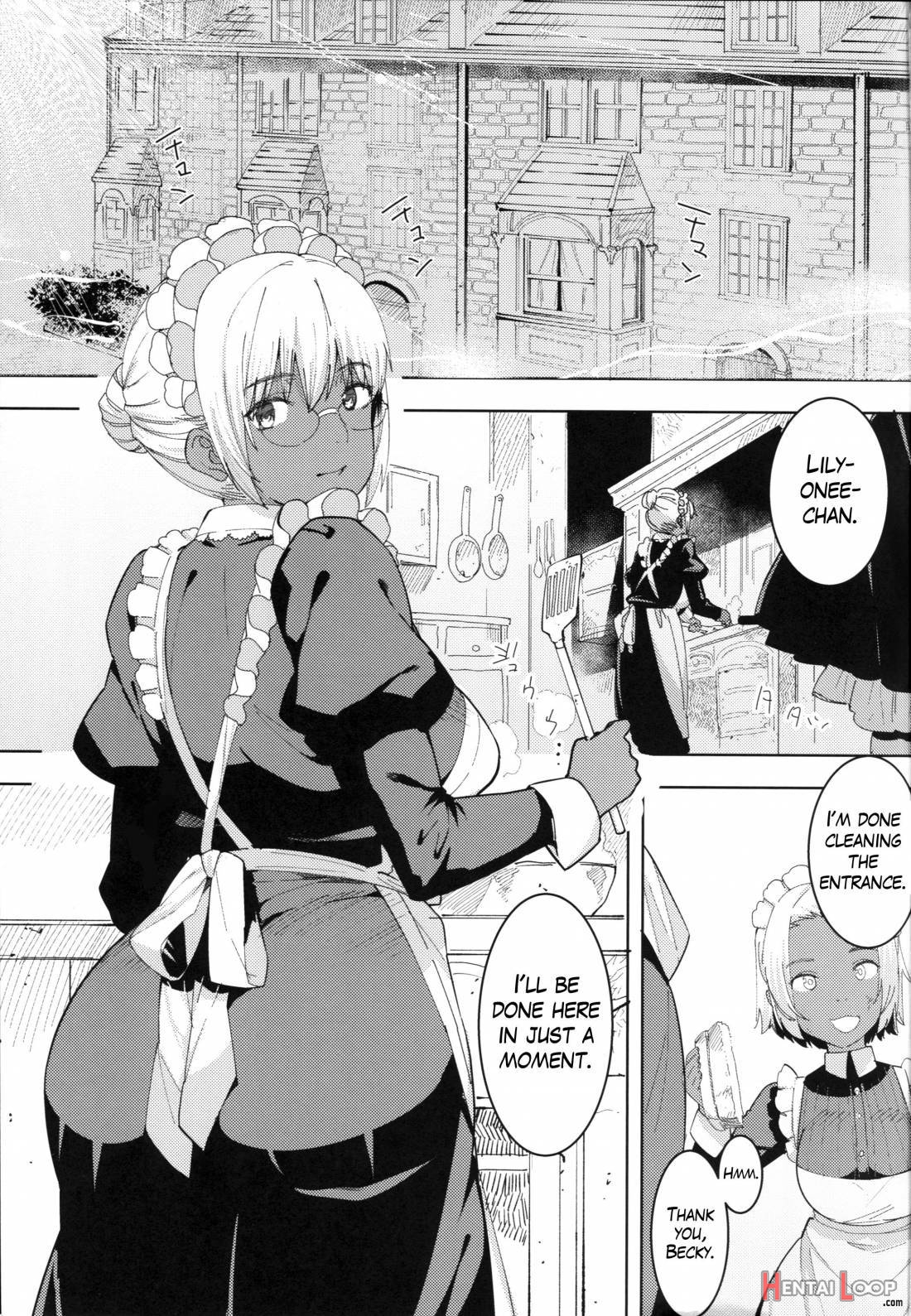 Kasshoku Kokumaro Funnyuu Maid Stardust Genius Kanketsuhen page 2