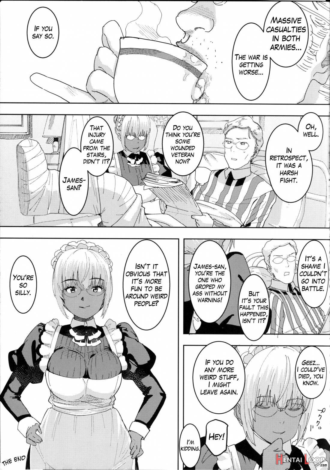 Kasshoku Kokumaro Funnyuu Maid Stardust Genius Kanketsuhen page 28