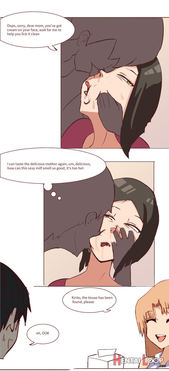 Kirito And Asuna's Mother page 17