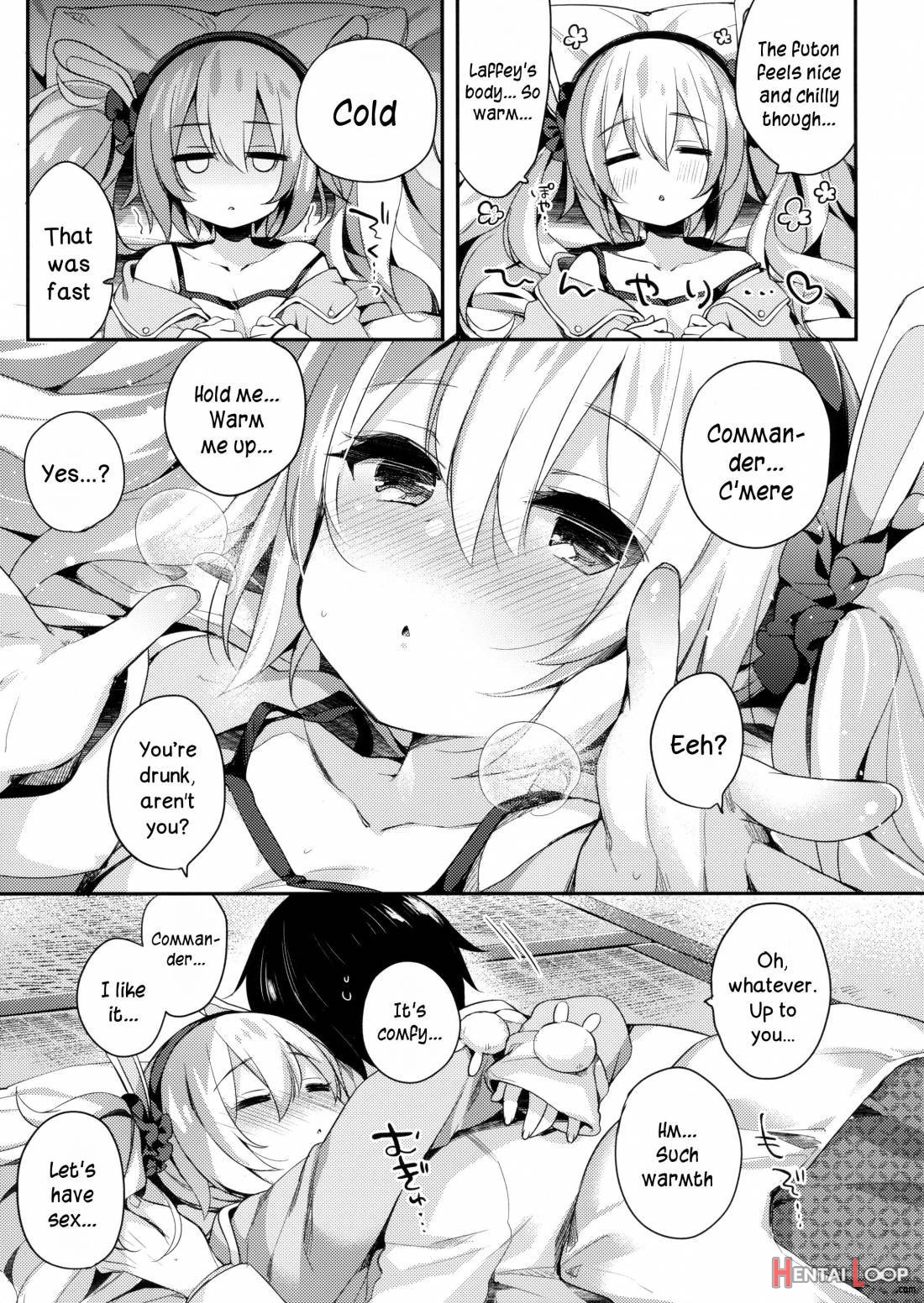 Kyou no Laffey wa Suggoku Onemu da yo page 4