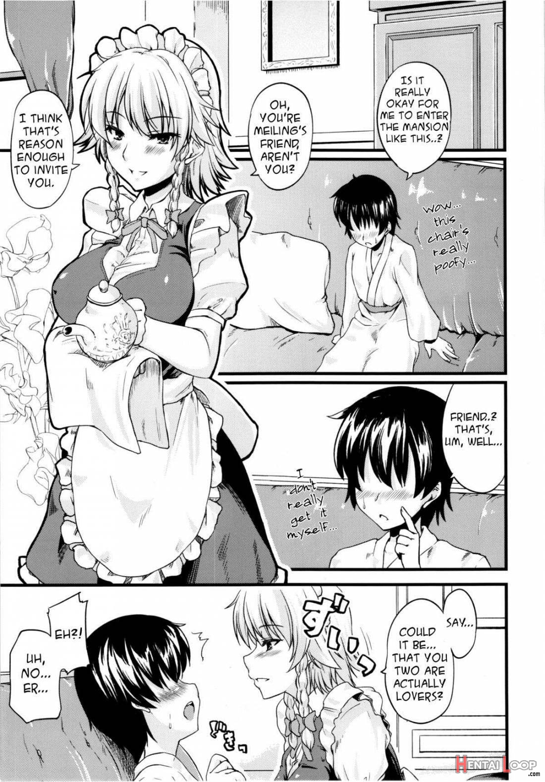 Maid no Onee-san ga Shibori Totte Ageru. page 3