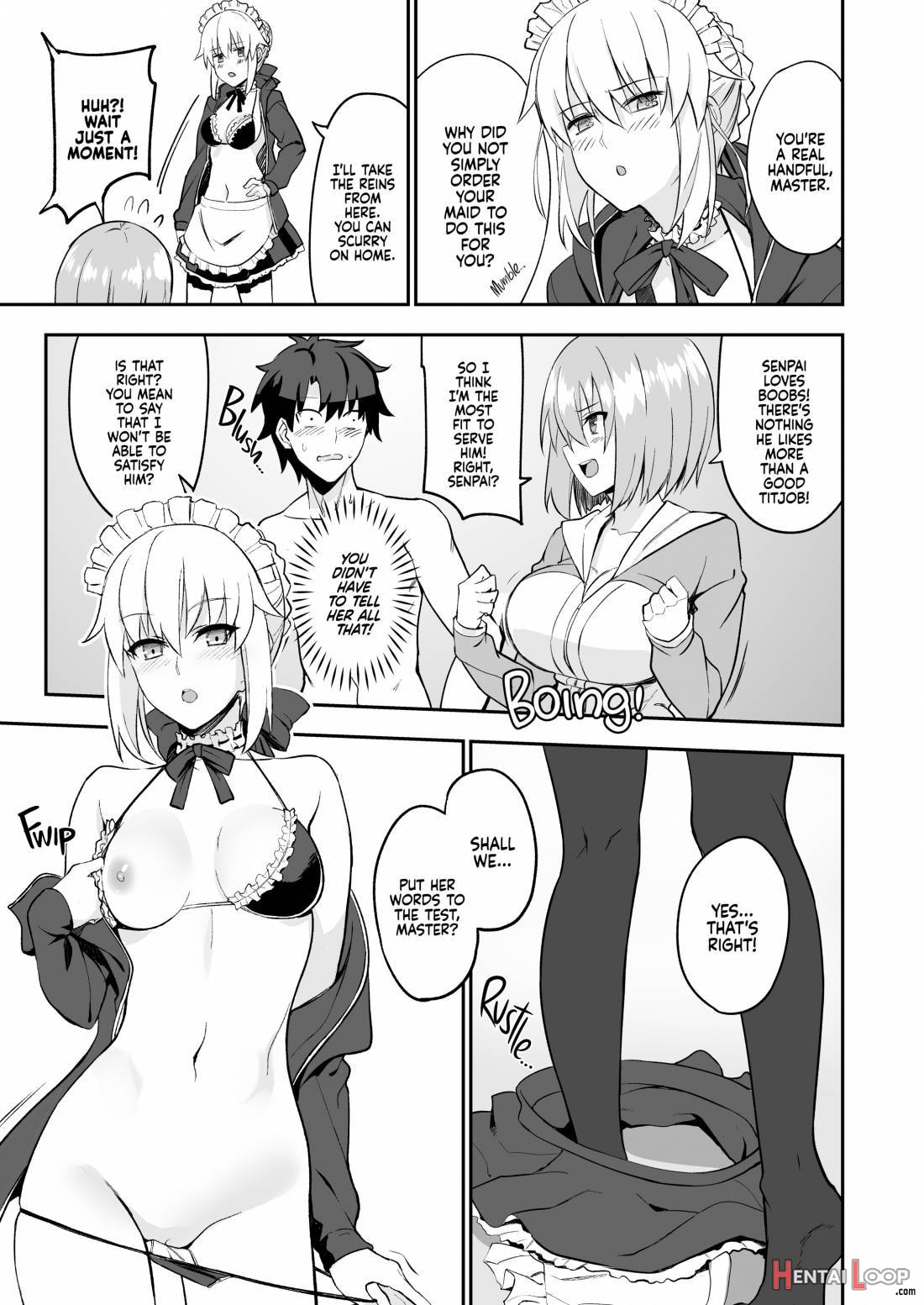 Maid to Kouhai Dochira ga Okonomi? page 8