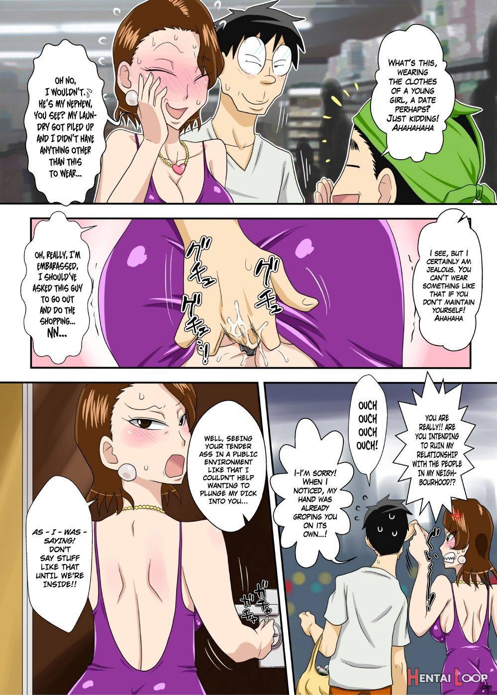 Oba-san Taku de Asedaku de, Hitasura Sex ni Hagemu! page 21