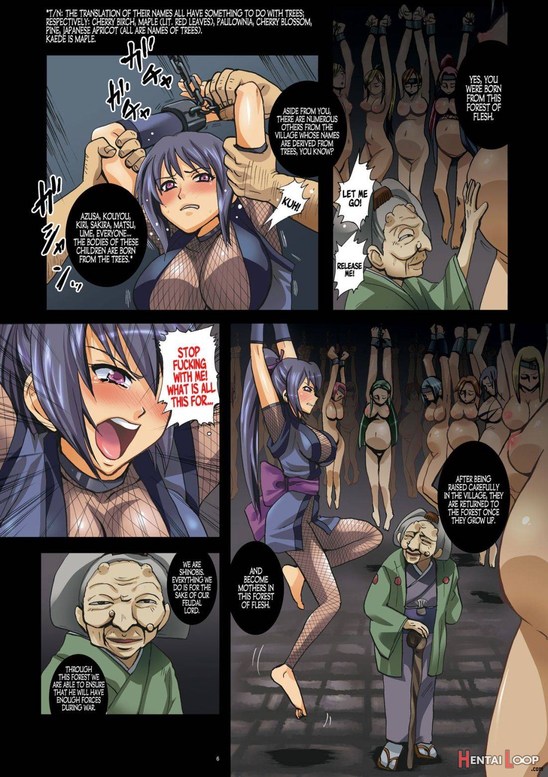 Onna NikuRin ~ Kunoichi kakuchou haramase sousaku manga ~ page 6