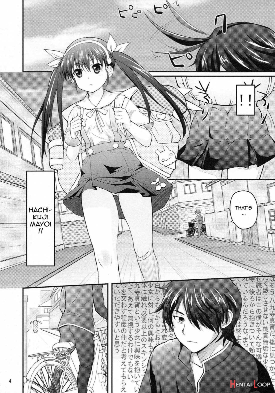 Pachimonogatari Part 2: Mayoi Loli Hari Body!! page 2