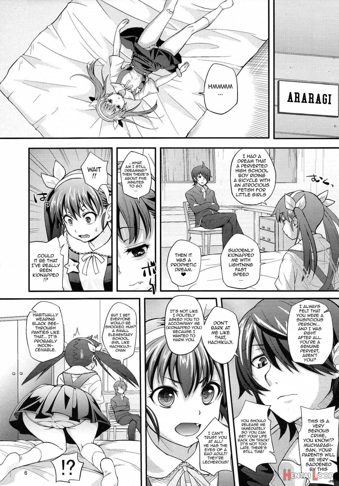 Pachimonogatari Part 2: Mayoi Loli Hari Body!! page 4