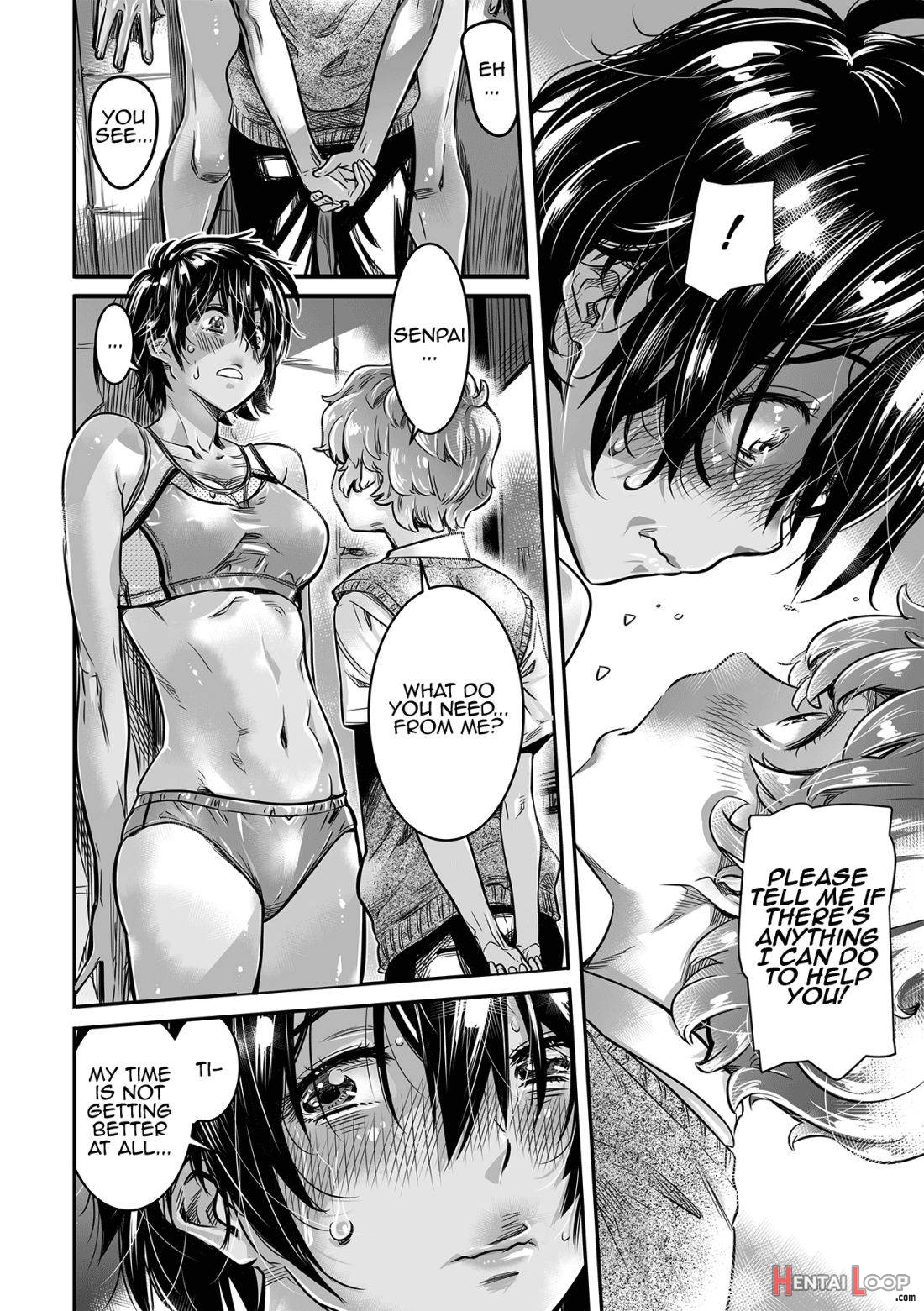 Shinchou 175cm no Rikujou Shoujo wa Kouhai Danshi no Seishi o Nomitagaru page 10