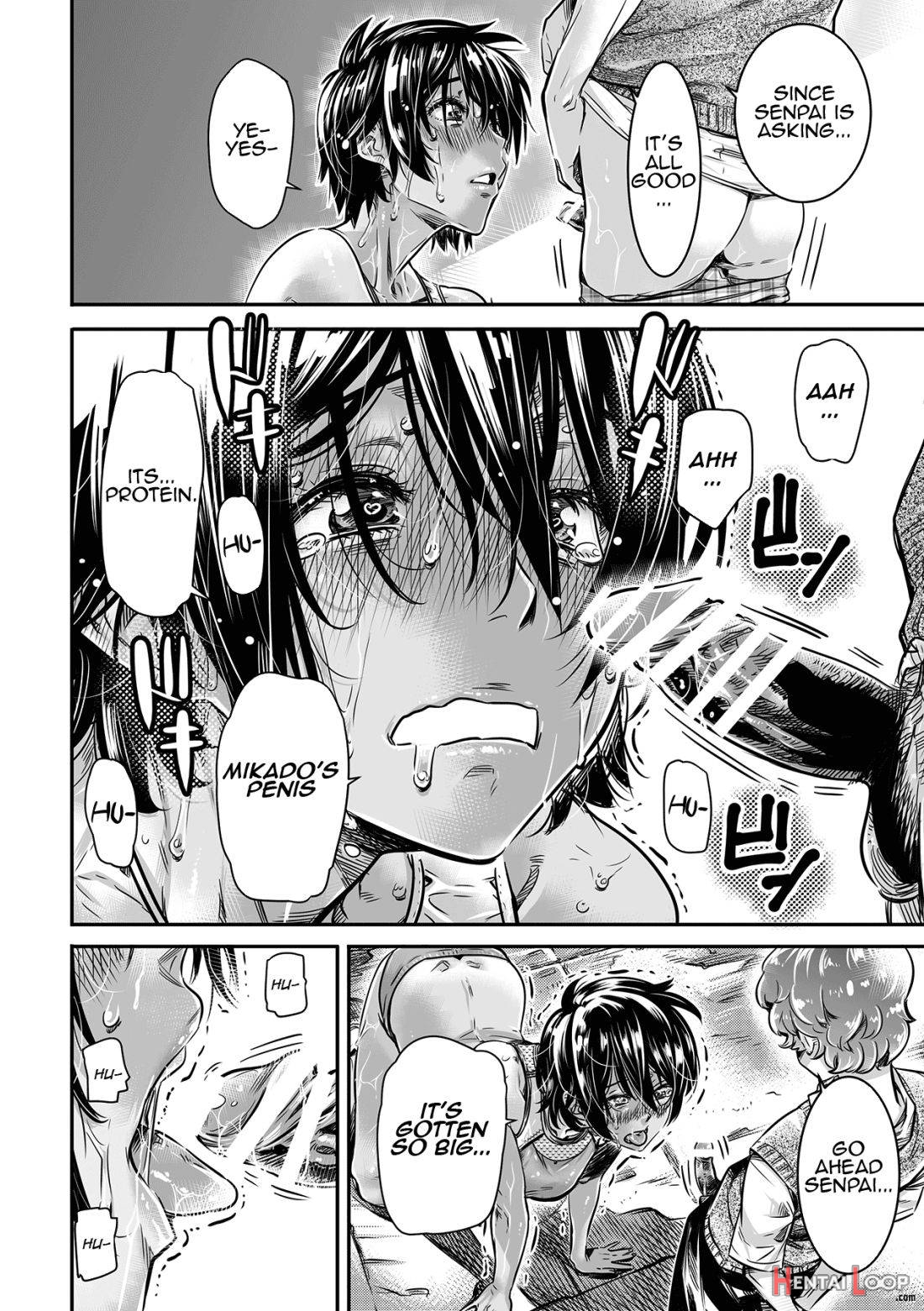 Shinchou 175cm no Rikujou Shoujo wa Kouhai Danshi no Seishi o Nomitagaru page 12