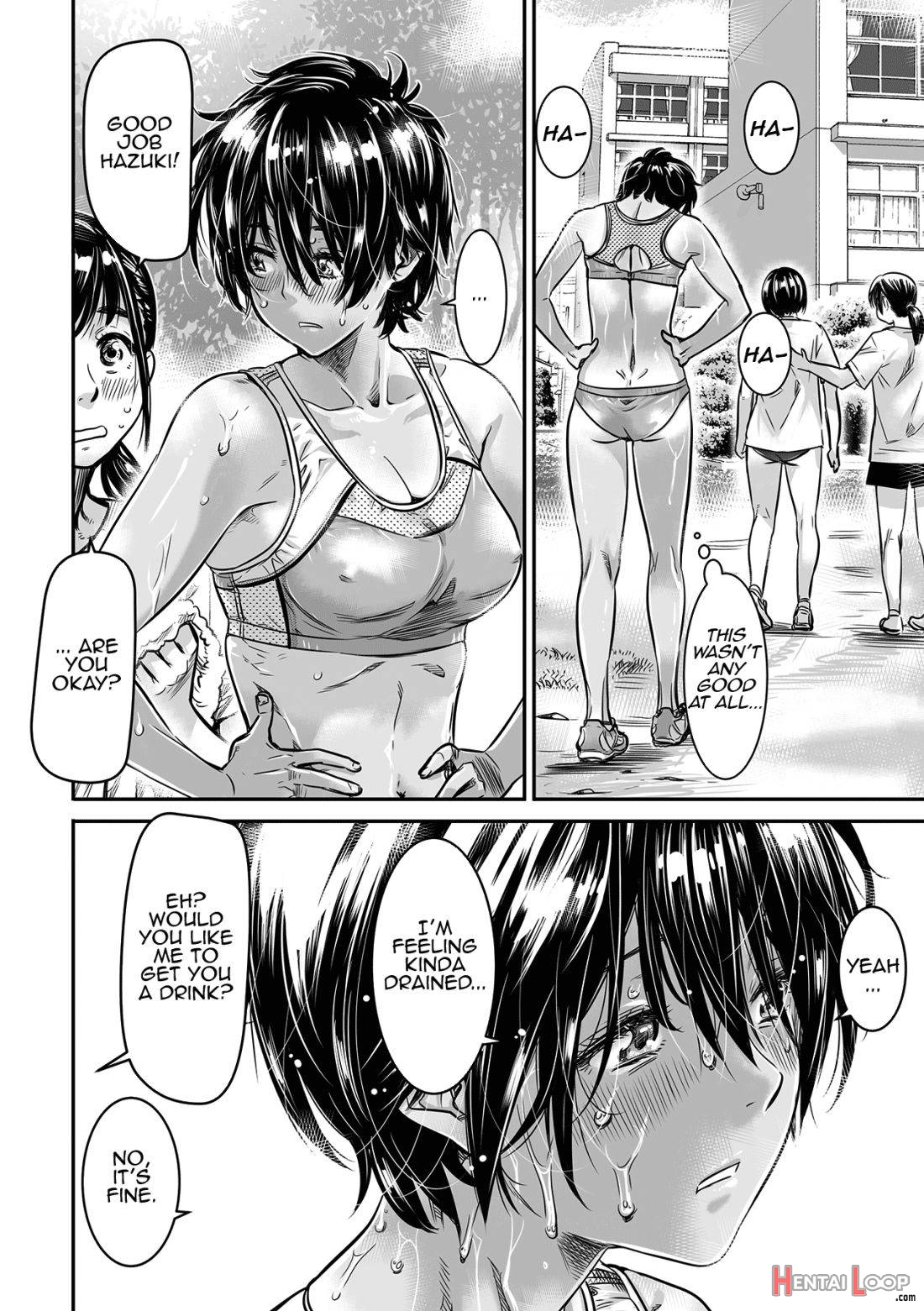 Shinchou 175cm no Rikujou Shoujo wa Kouhai Danshi no Seishi o Nomitagaru page 6