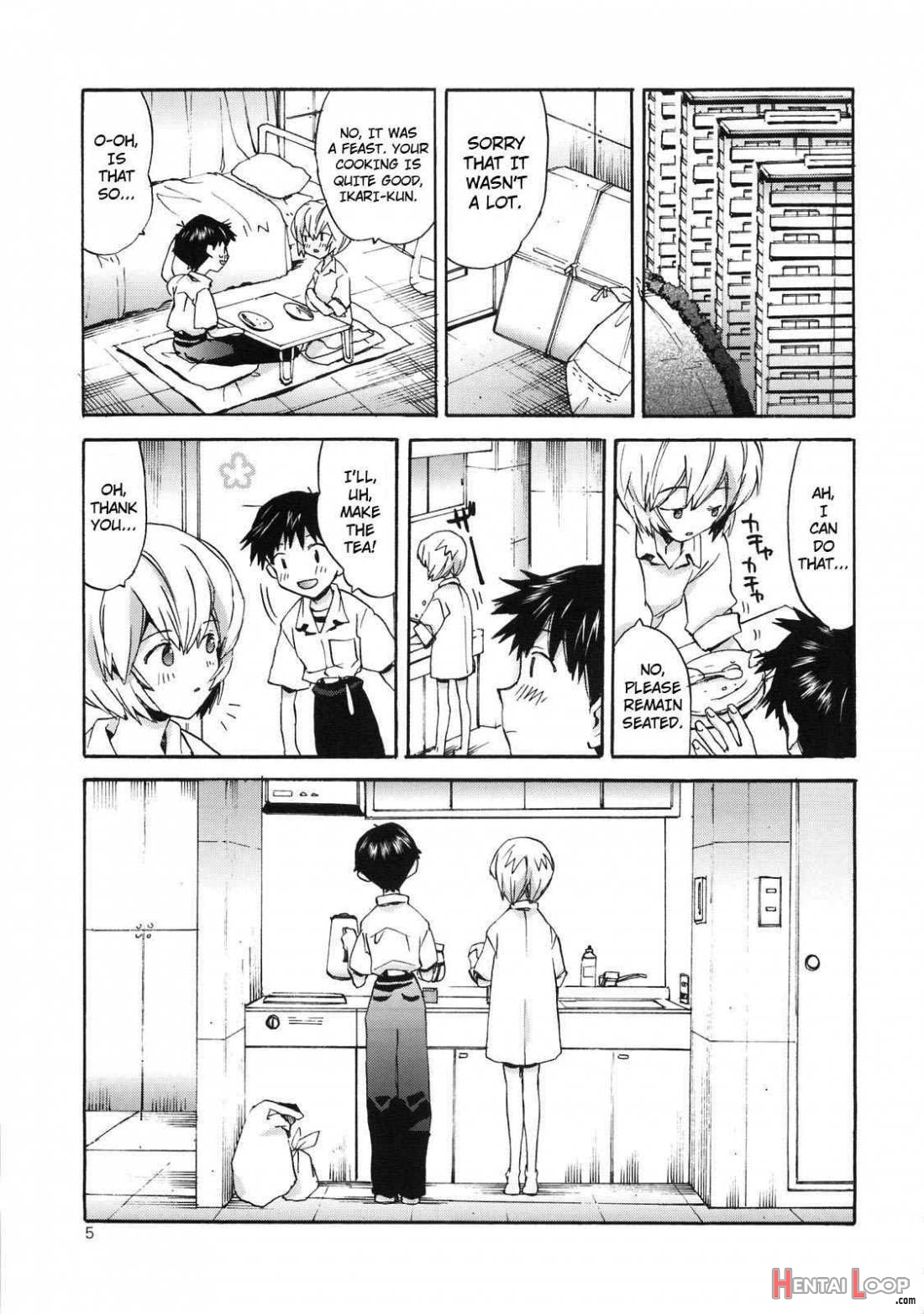 Shinji to Ayanami ga Love Love page 2