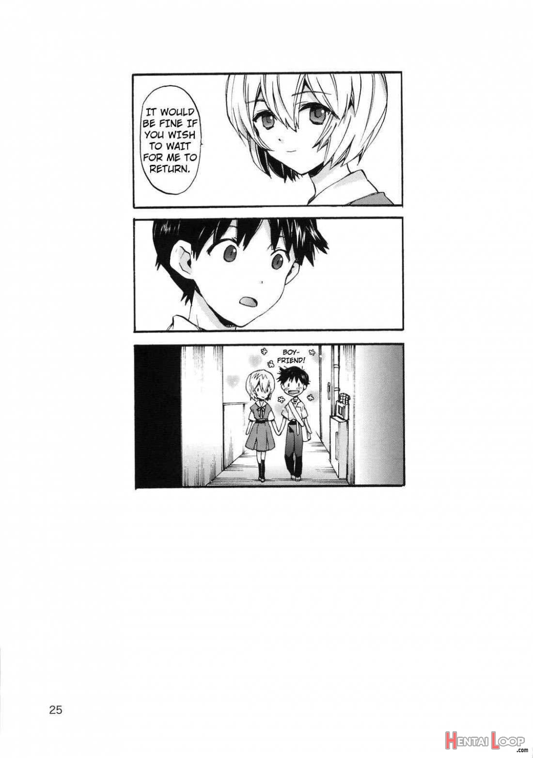 Shinji to Ayanami ga Love Love page 22