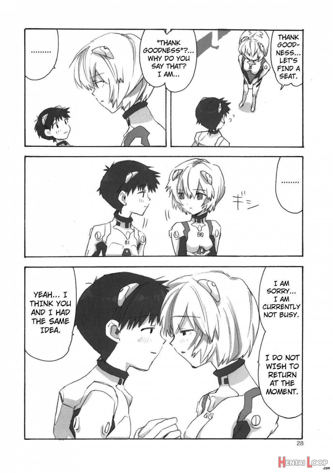 Shinji to Ayanami ga Love Love page 25
