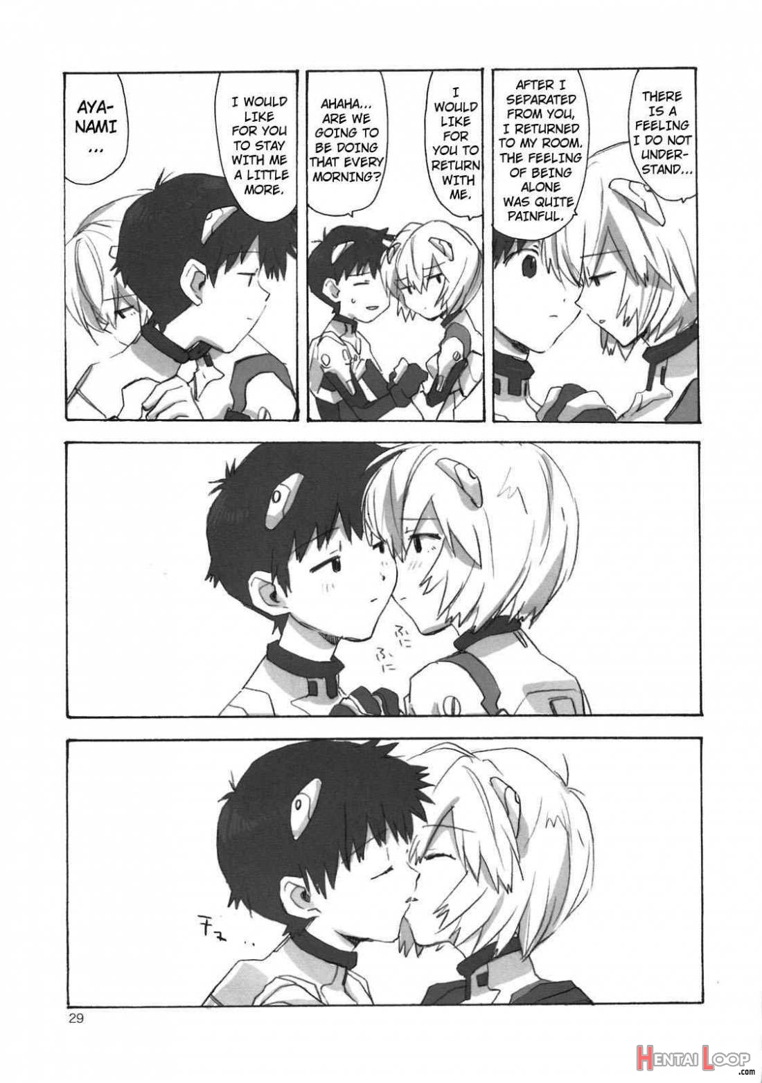 Shinji to Ayanami ga Love Love page 26