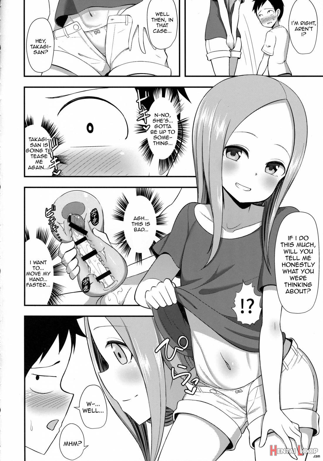 Takagi-san to Onahole page 7