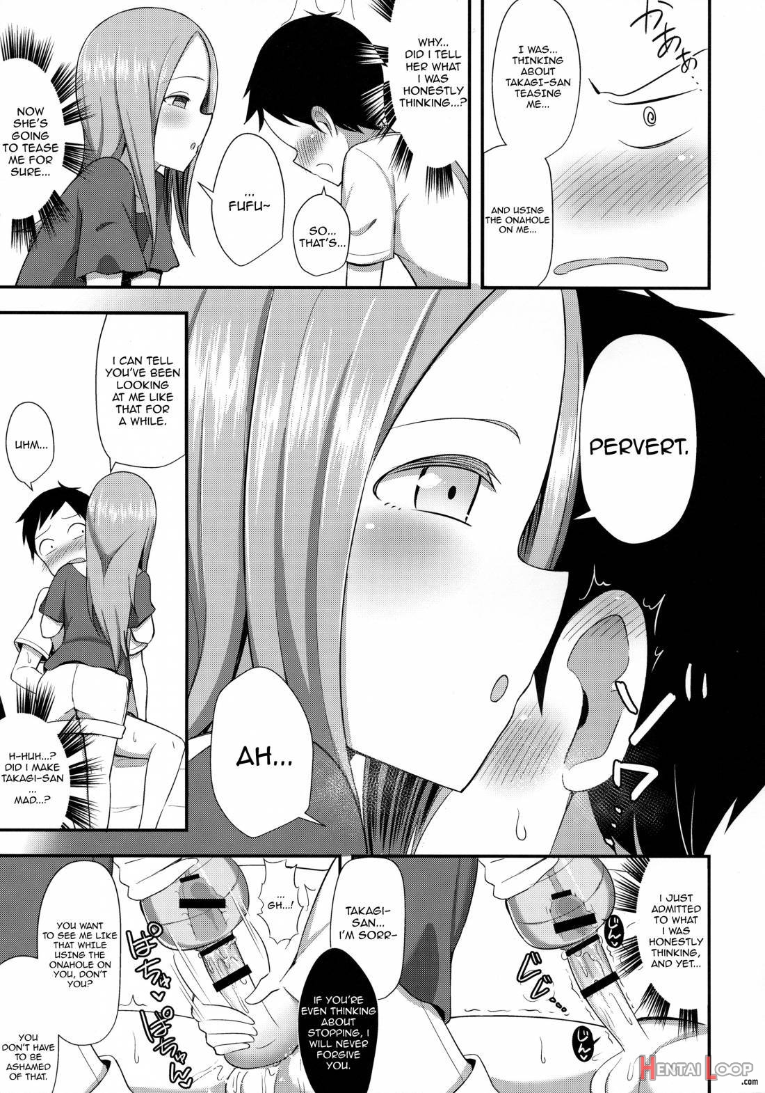 Takagi-san to Onahole page 8