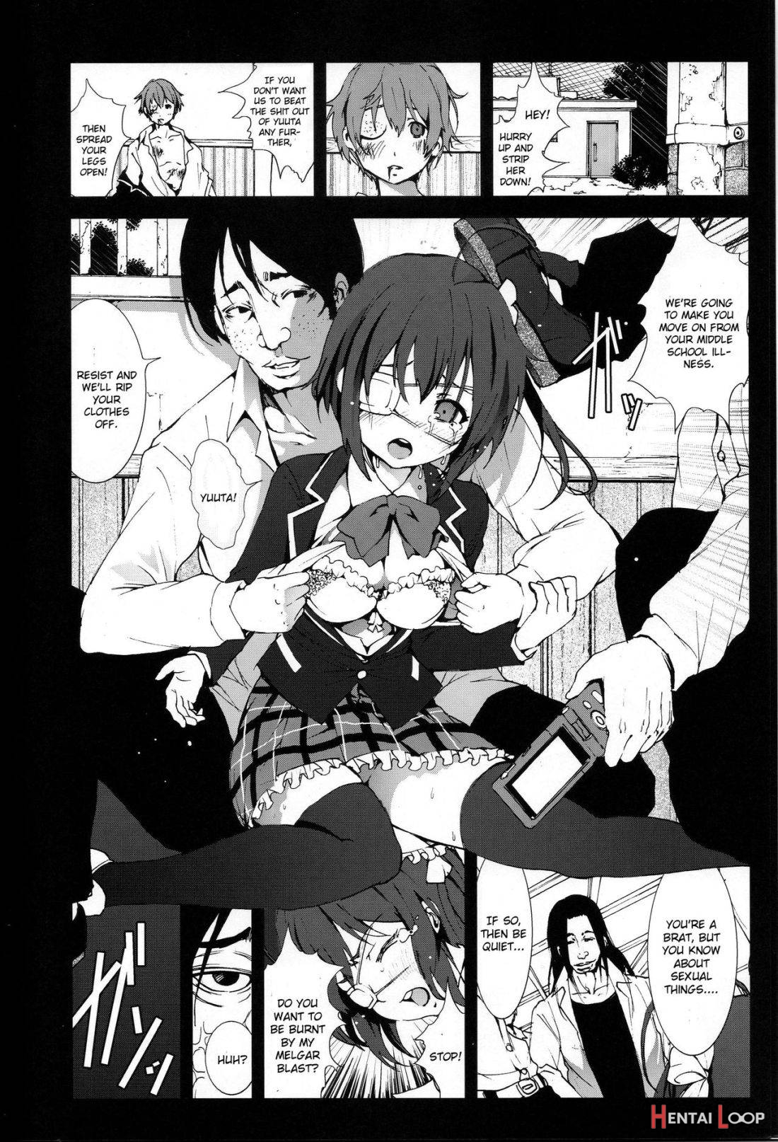 Takanashi Rikka o Nakisakebu made Rape Shitai! page 4