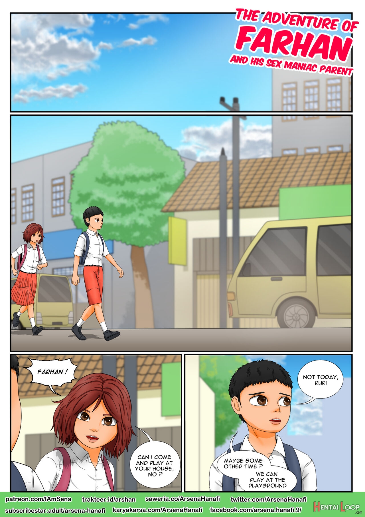 The Adventure Of Farhan And His Sex Maniac Parent page 1