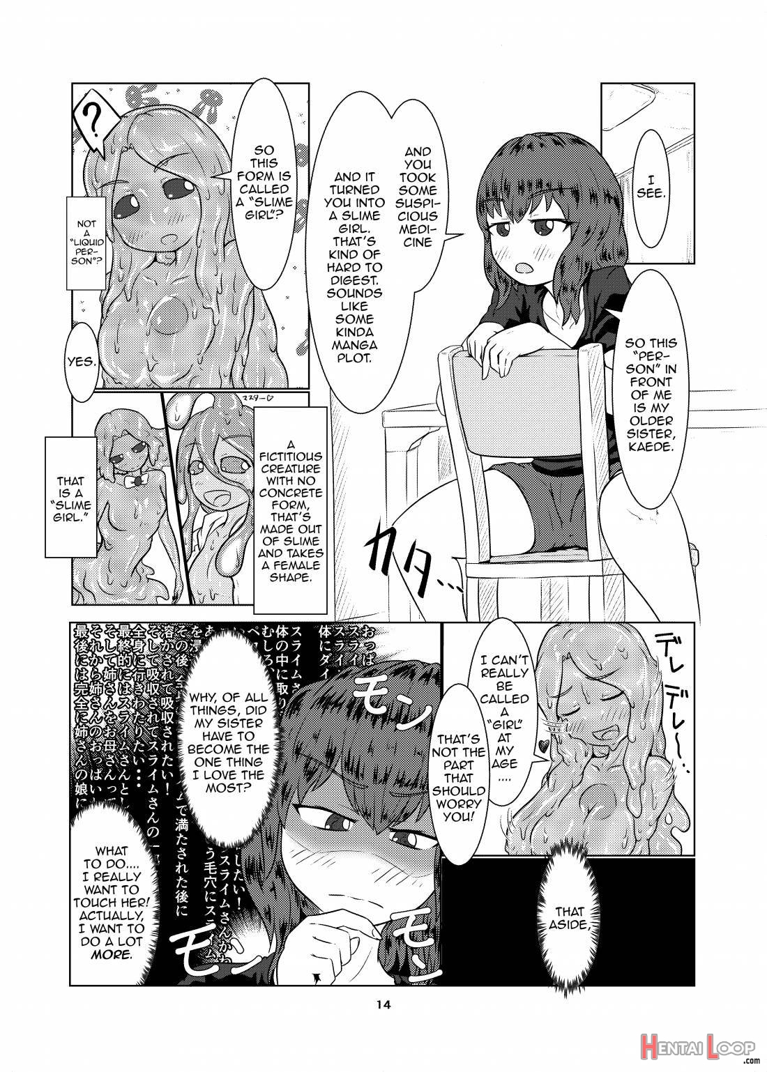 Watashi no Ane wa Slime Musume -1-nichime- page 13