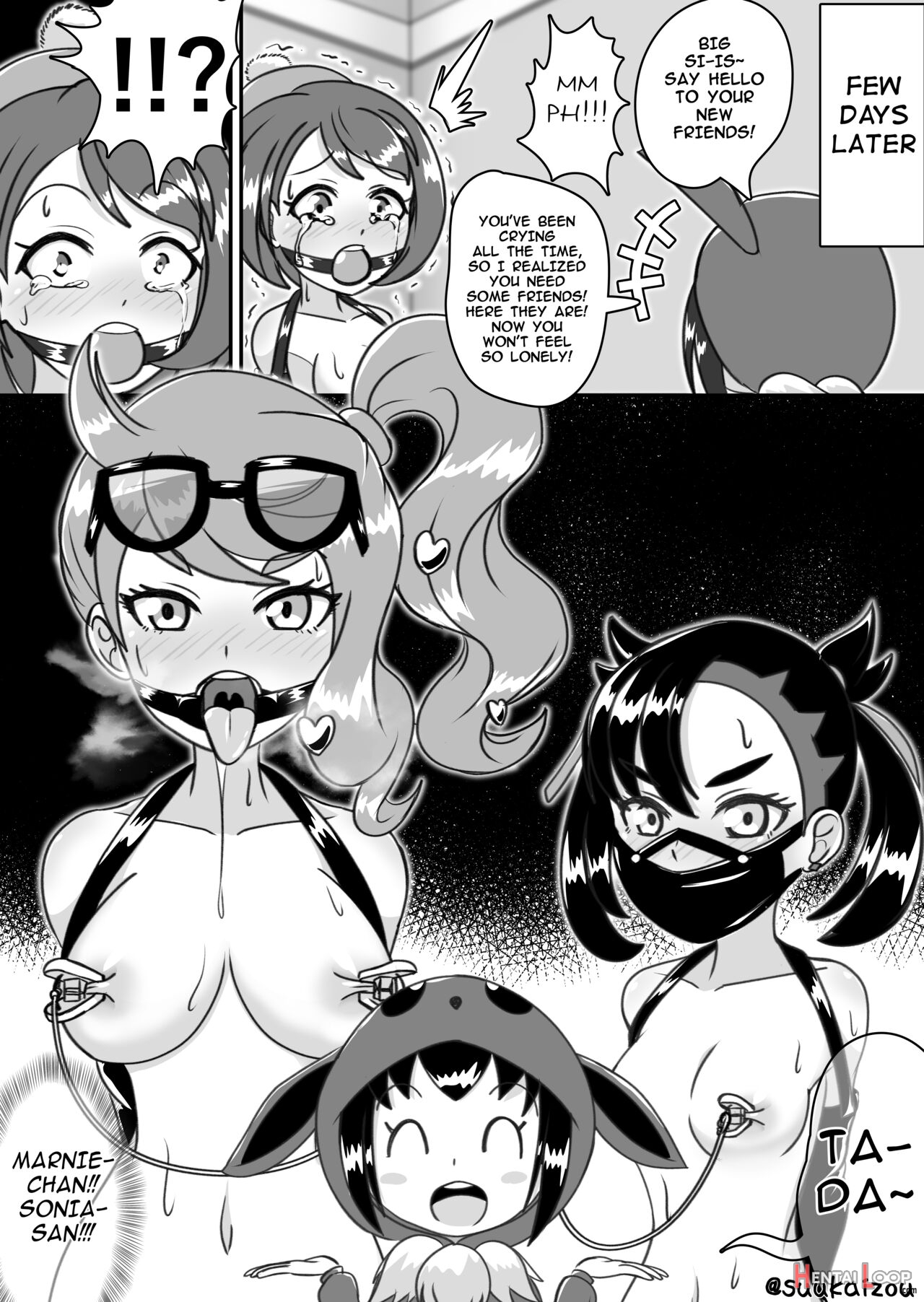 Yuri-chan, Pokemon Pretend To Be Naked And Take A Walk With A Nipple Lead page 12