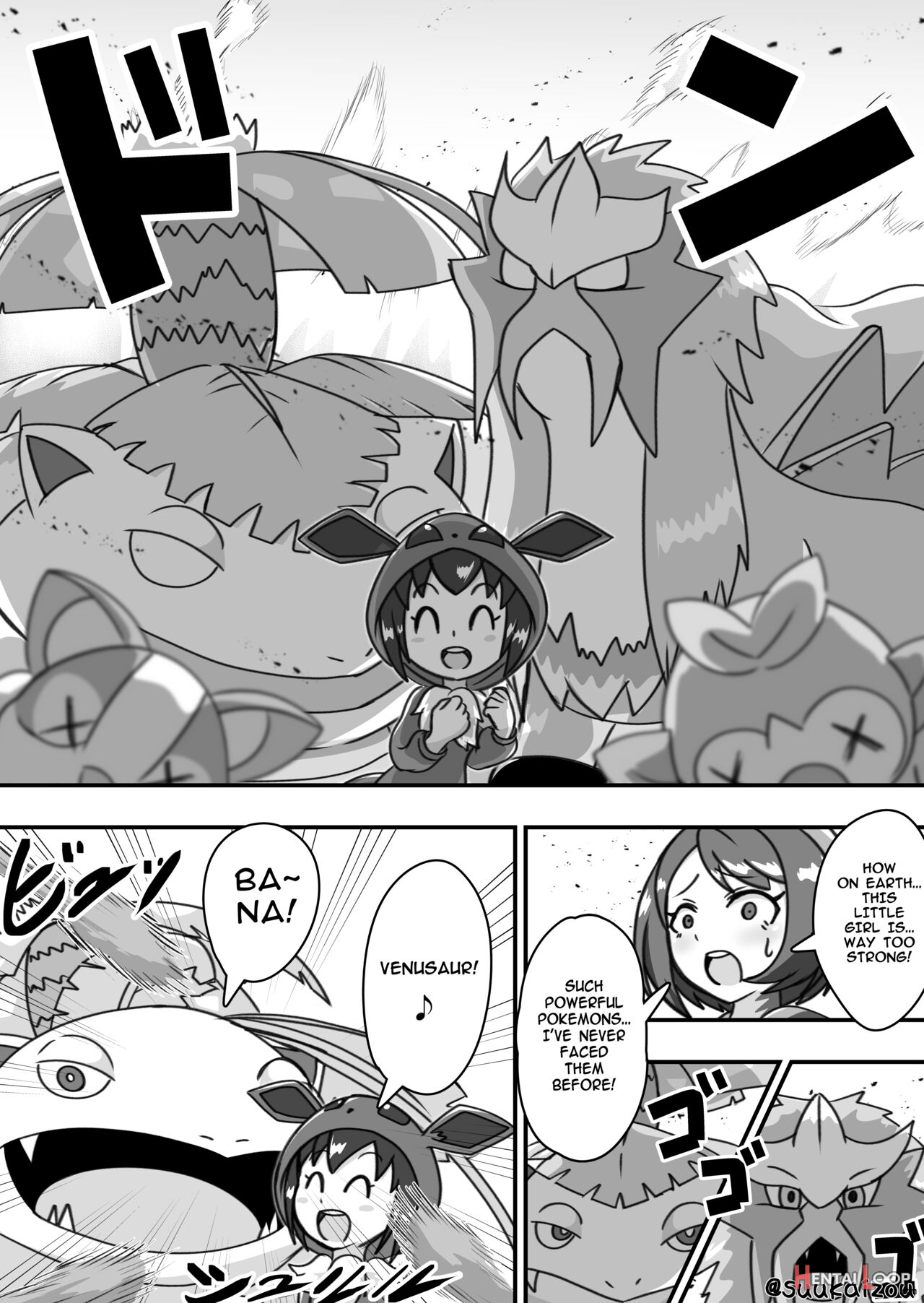 Yuri-chan, Pokemon Pretend To Be Naked And Take A Walk With A Nipple Lead page 2