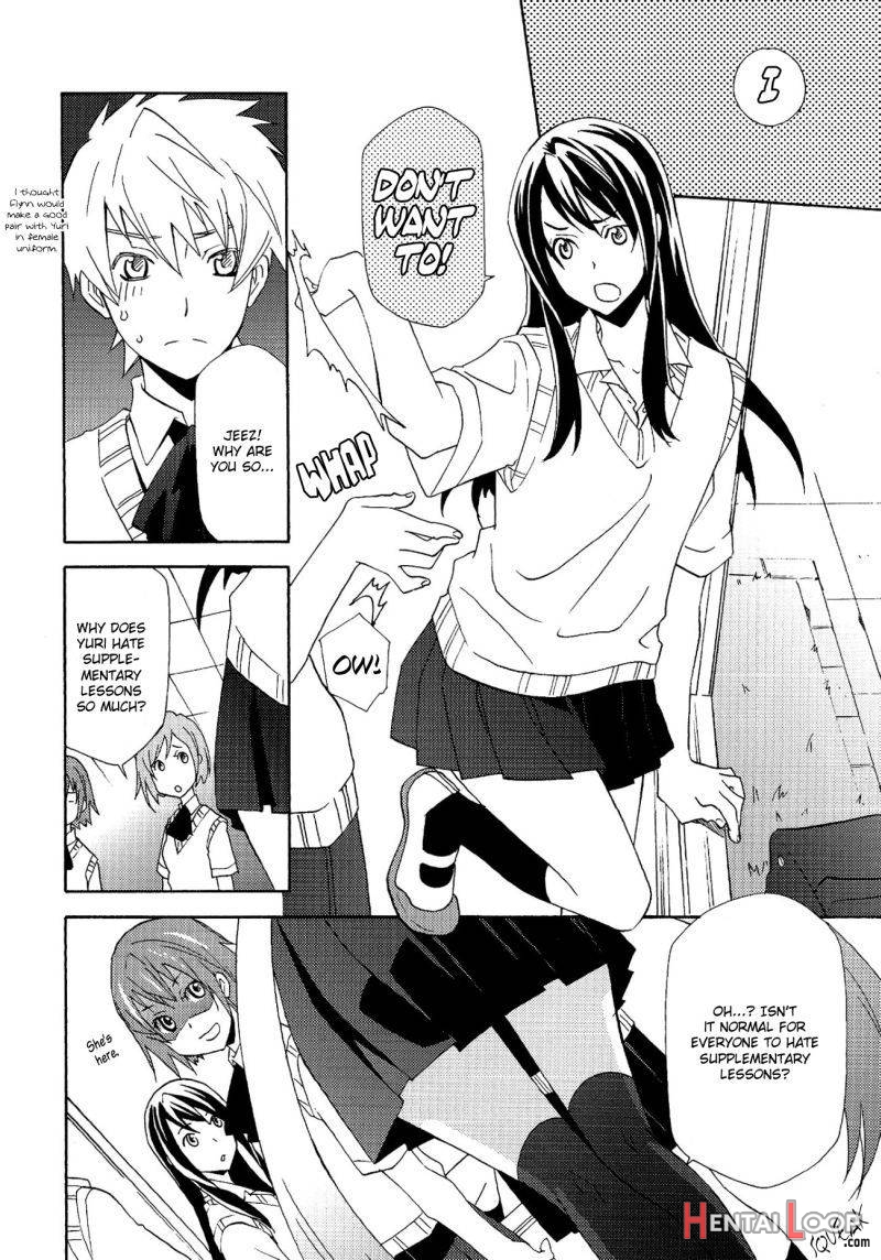 Yuri ga Joshi no Seifuku de Gakuen Mono na Hon. page 4