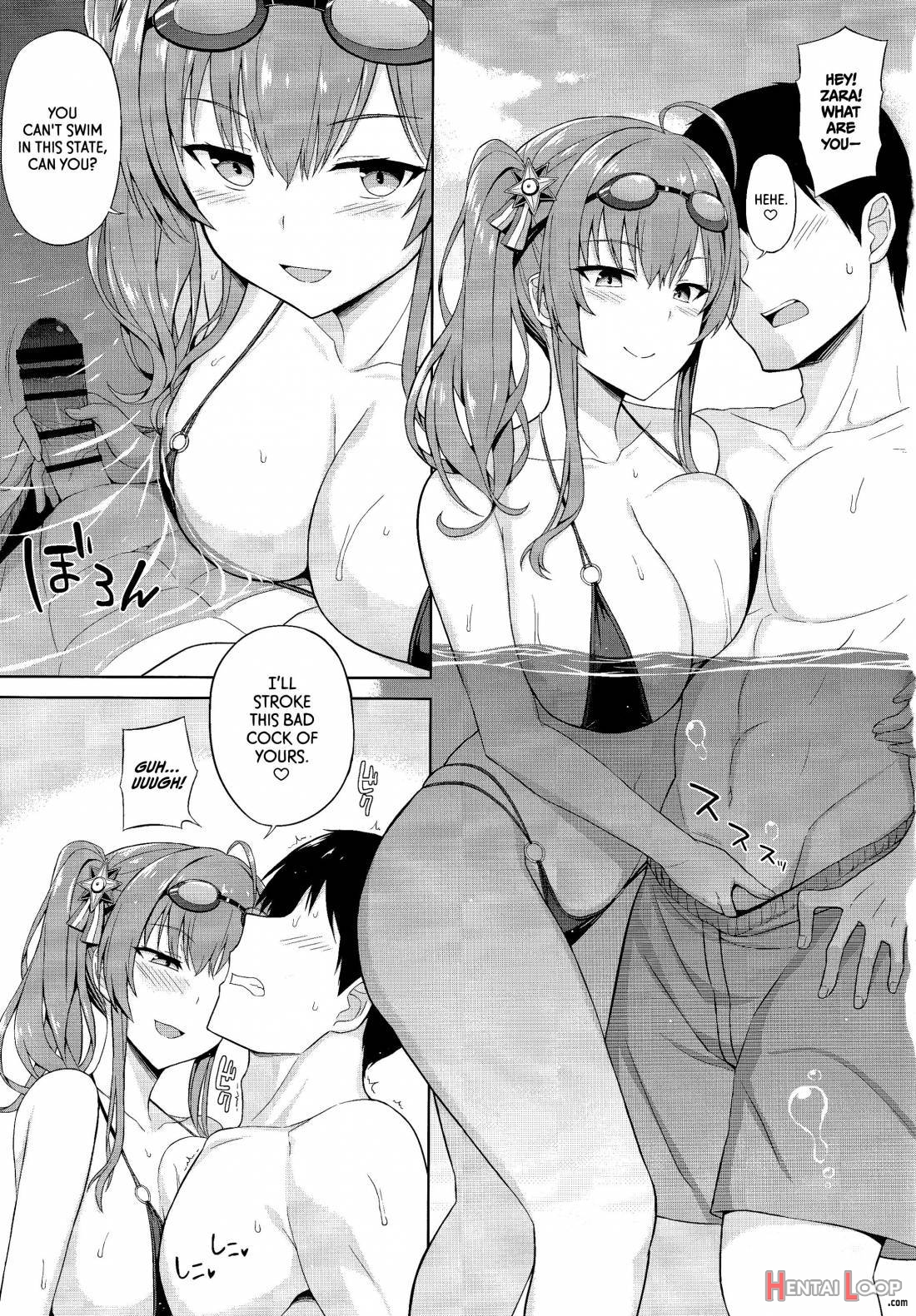 Zara to Miwaku no Poolside page 4